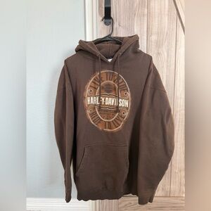 Harley-Davidson Dark Brown Graphic Hoodie